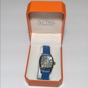 Womens Activa Water Resistant Swiss Register Watch
